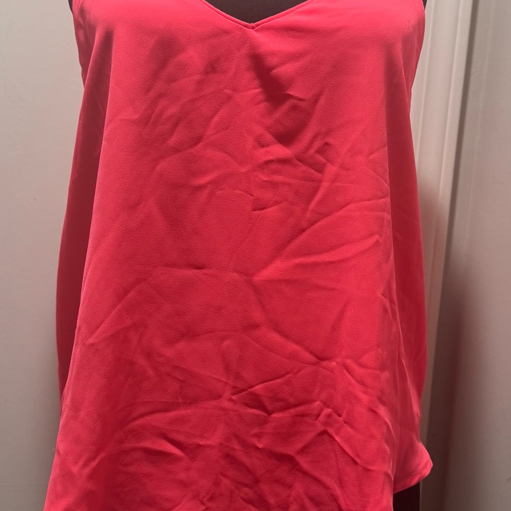 Alythea Coral Red Camisole Top New